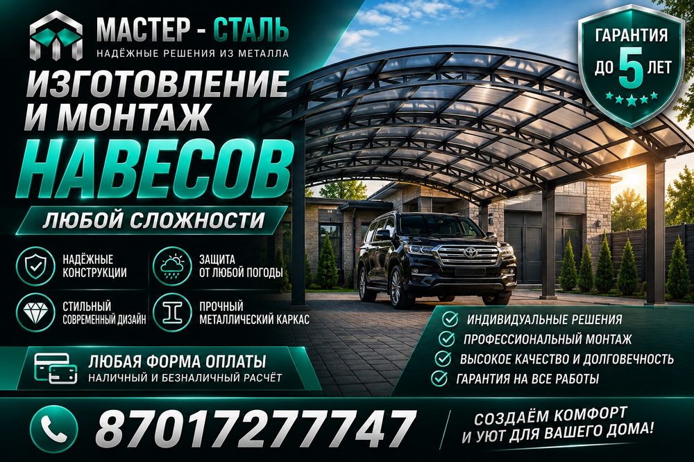Навесы любой Сложности!