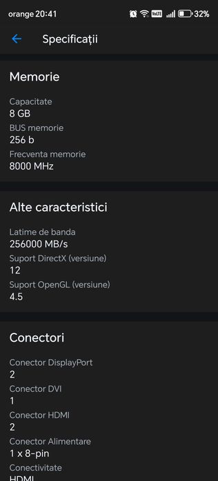 Placa video Asus Radeon RX 580 Dual, 8GB