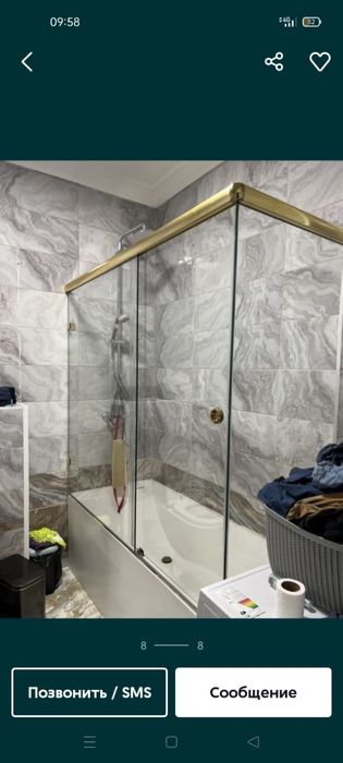 Стеклянные душевые ограждение