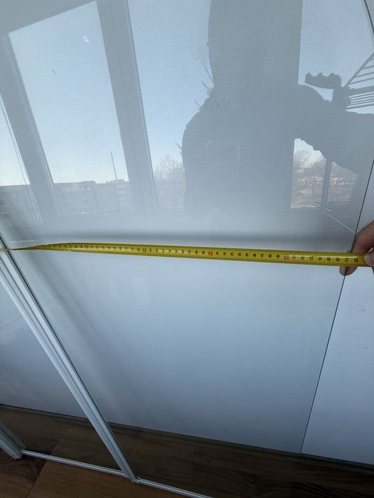 Paravan cada 2 panouri sticla mobile pliabile