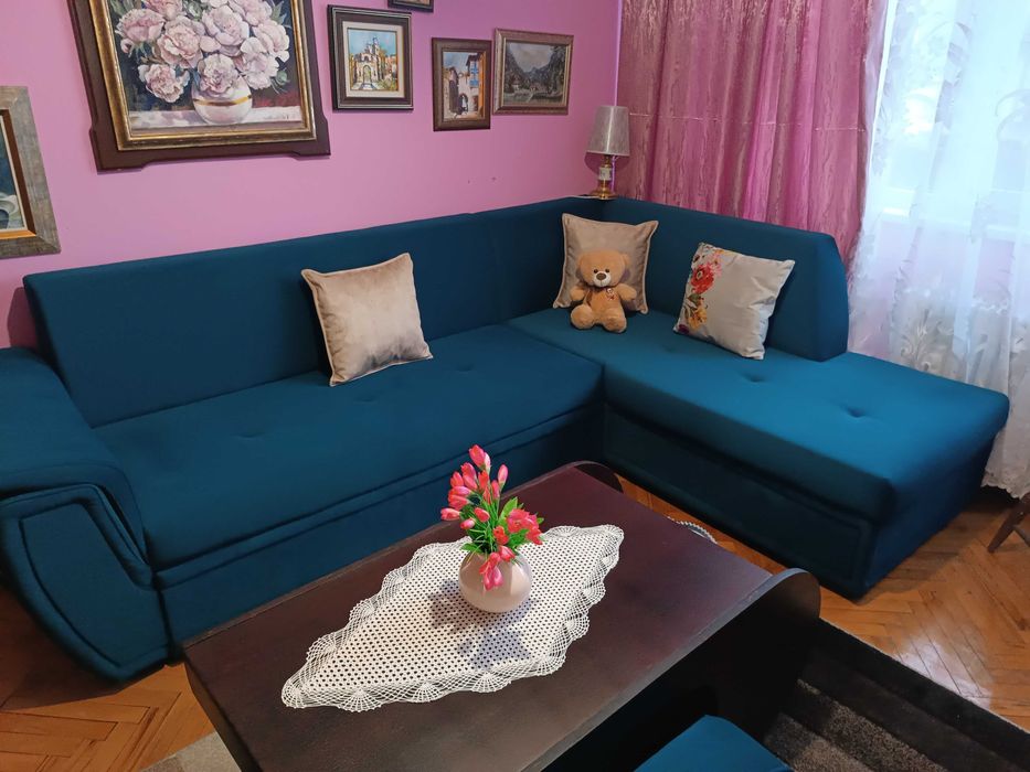 Ъглов диван с опция спане