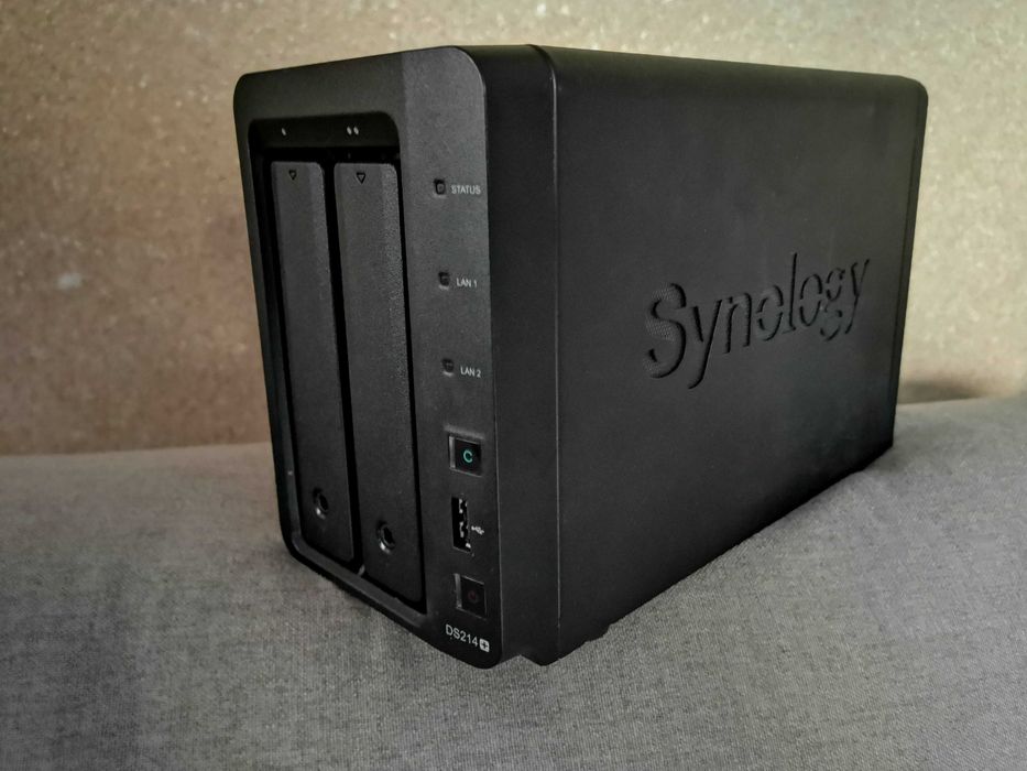 мрежови сторидж NAS Synology DS214+, 1Gb RAM, 2 bay
