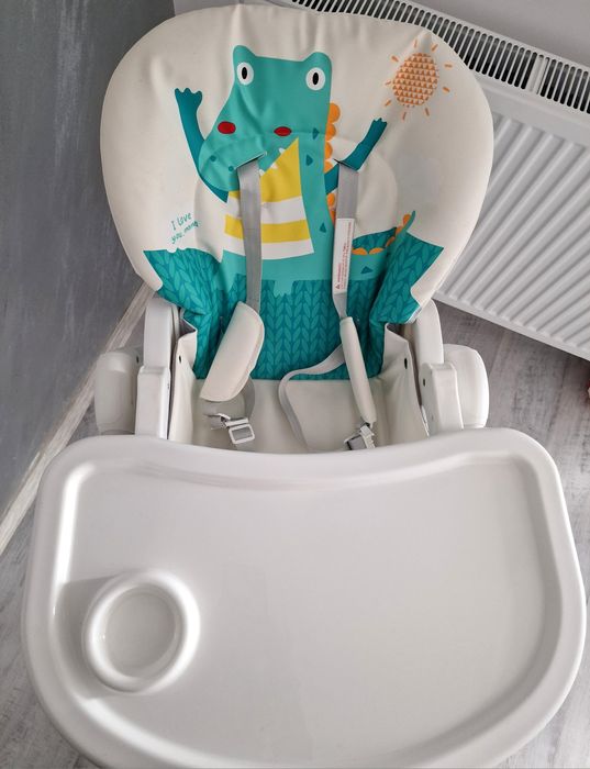 Scaun de masa wunderkid alb/turquise