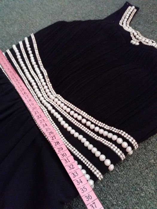 Дълга черна рокля М - 25 лв