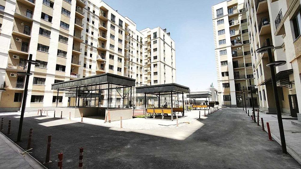 Yu 1 комнатная 39м2 квартира ЖК Chimgan Hills, экобазар Чимган