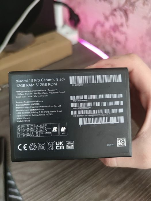Xiaomi 13 Pro 12/512