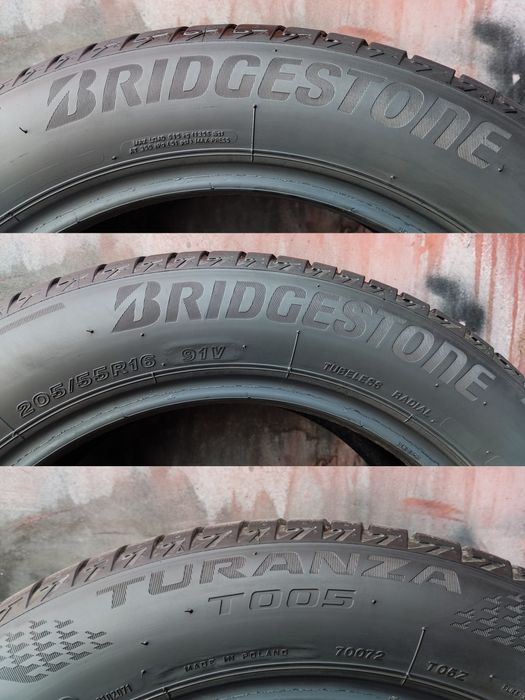 2броя летни гуми 205/55/16 Bridgestone Turanza T005