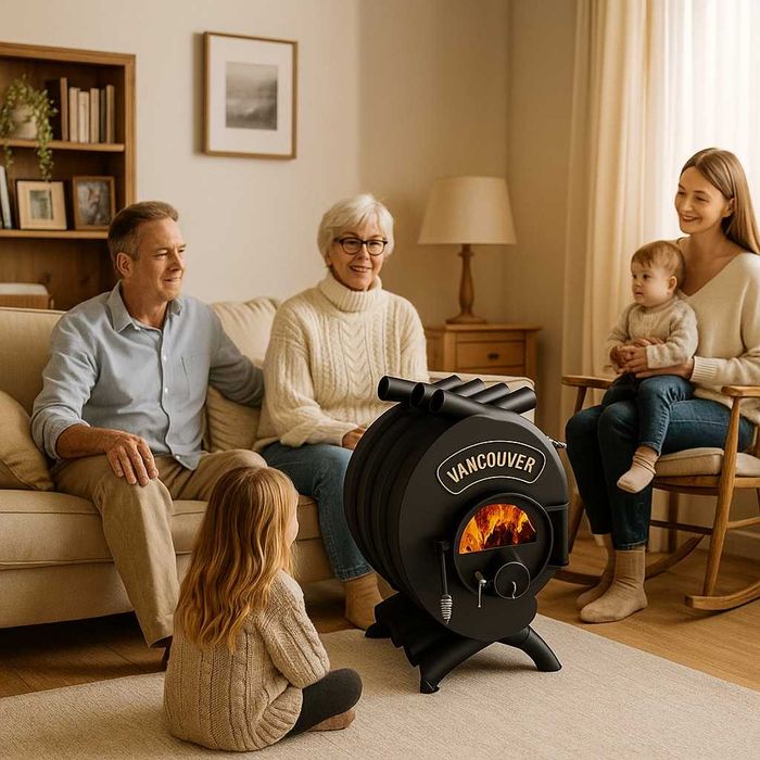 ВАНКУВЪР Лукс за отопление и готвене и котлон със защита