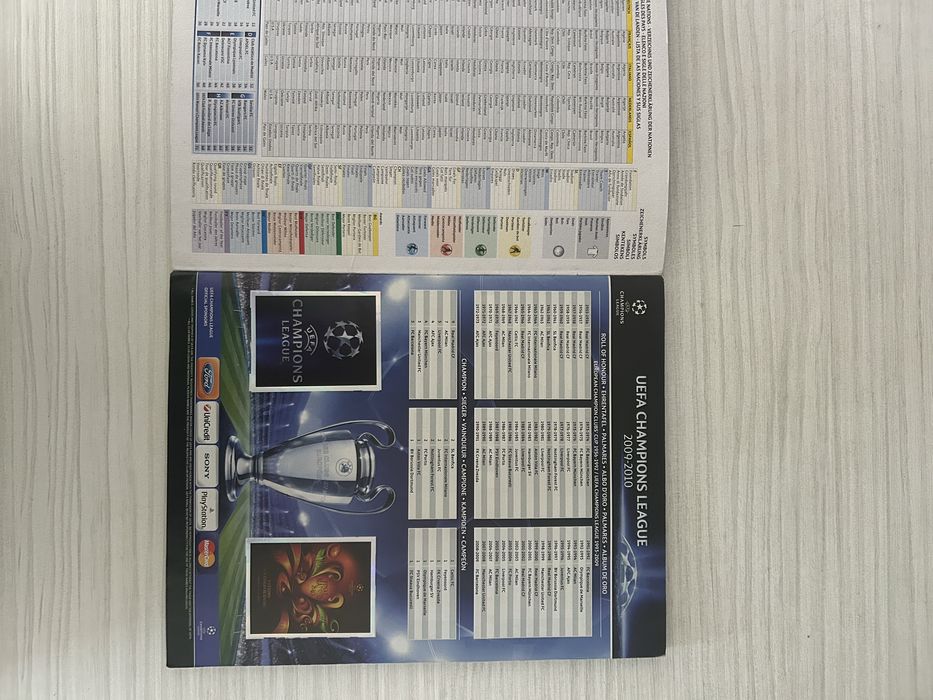 Panini Champions League 2009/2010 – напълно попълнен албум