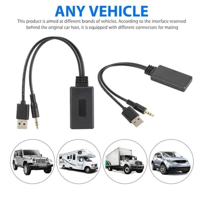 Adaptor Bluetooth 5.0 cu mufă Usb si Auxiliar