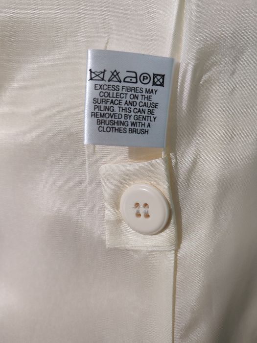 Кремаво вълнено палто Jane Norman