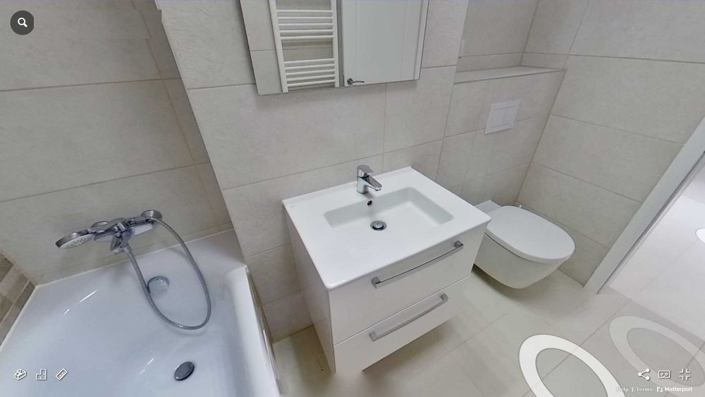 Set mobilier baie suspendat 60 cm, Ideal Standard, cu lavoar + oglinda