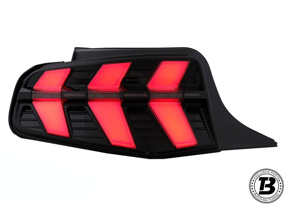 Stopuri LED compatibile cu Ford Mustang V Smoke Design Semnalizare Dinamica