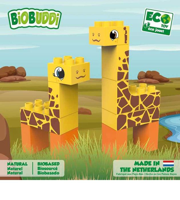 Set de construcție de jucarie - animale stepa