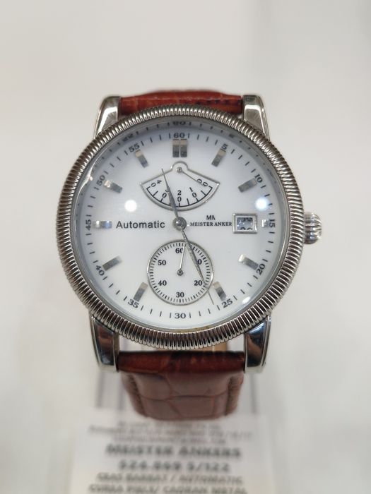 Ceas Meister Ankers Automatic Curea Piele Garantie!#60889