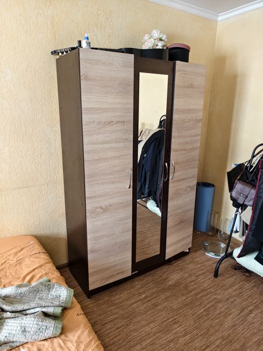 Шкаф с зеркалом 190х120х48