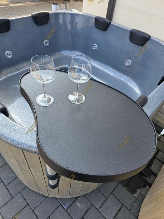 Piscina fibra de sticlă Ciubar patrat Jacuzzi Aeromasaj Hidromasaj