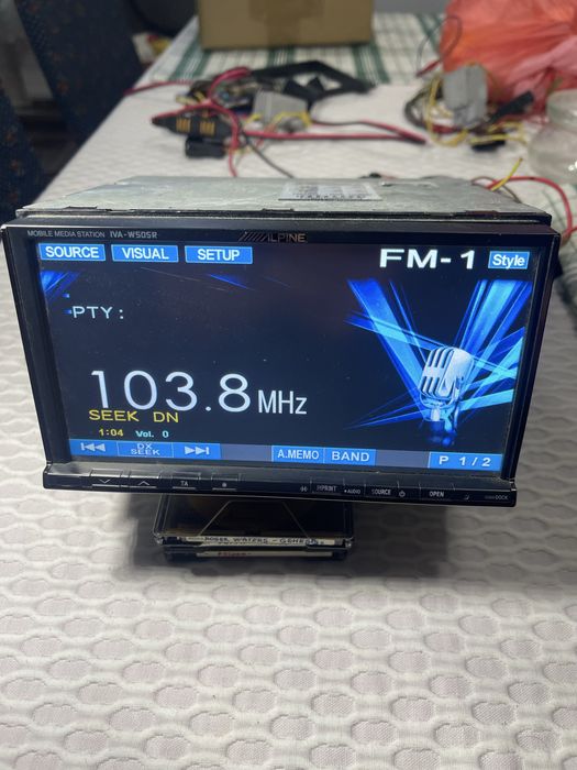 Dvd auto 2 din alpine iwa 505