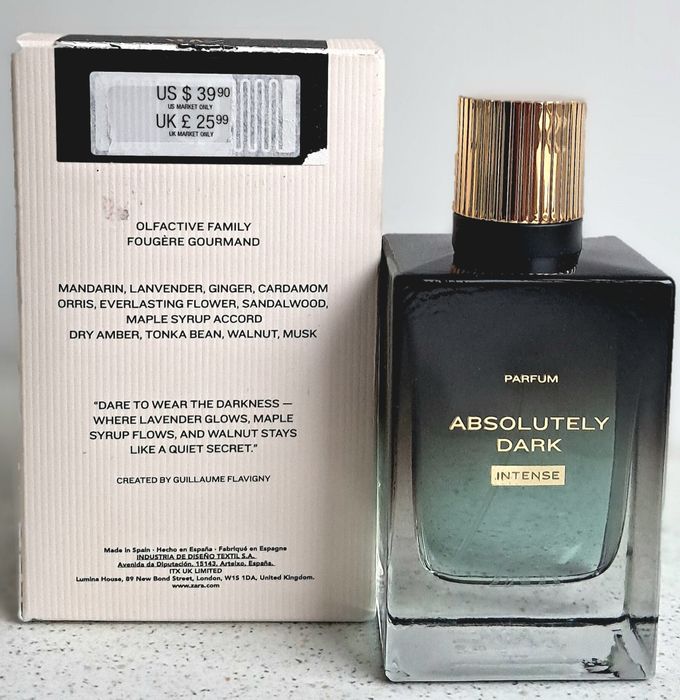 Eau de Parfum ZARA Absolutely Dark Intense 100 ml