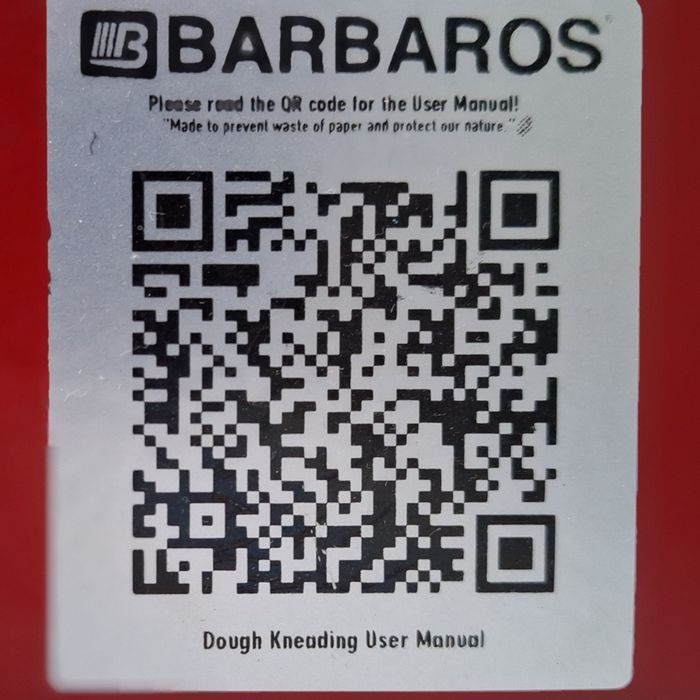 Тестомешалка, Hamir qoradigan, Ҳамир қорадиган,Тестоместитель BARBAROS