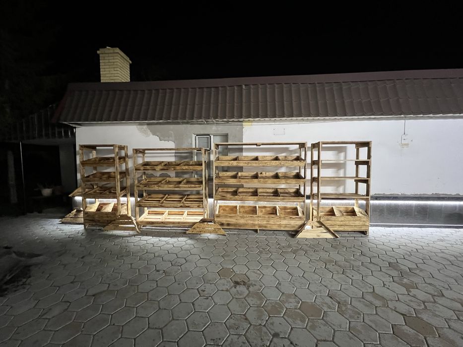 Овощные полки в Астане