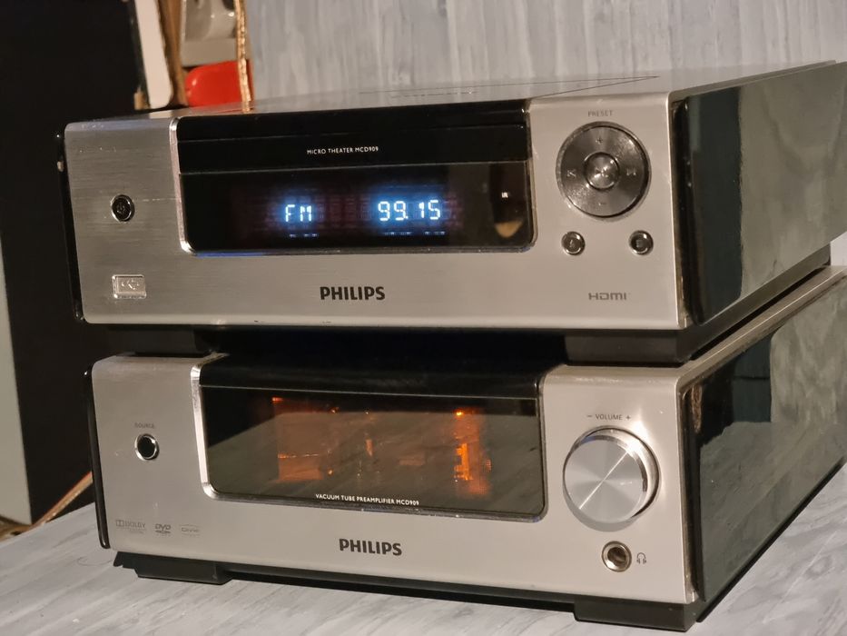 Amplificator sunet audio Philips lampi vid PERFECT FUNCTIONAL