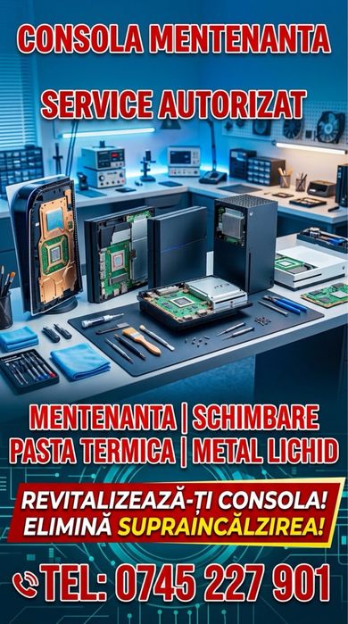 Service Mentenata Console Ps5 Ps4 Ps3 Xbox