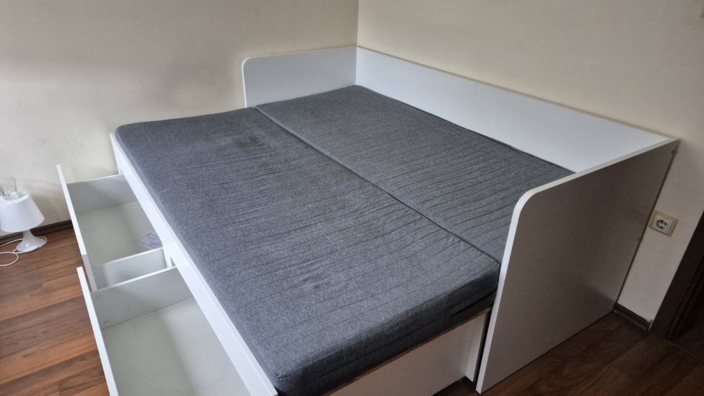 Разтегателно ЛЕГЛО С 2-двоен матрак  80/200 см или 160/200 смсм