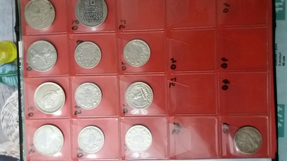 Monede argint pentru mot si botez