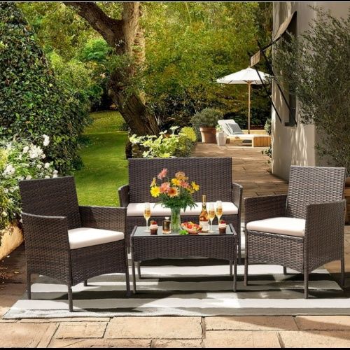 Ultima bucată Mobilier de grădină format din 4 piese