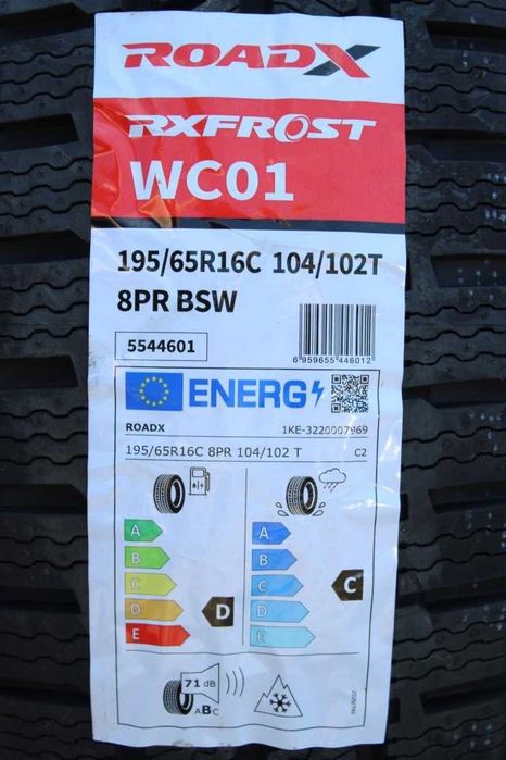 Anvelope iarna noi 195/65R16C 104/102T, 8PR, RoadX