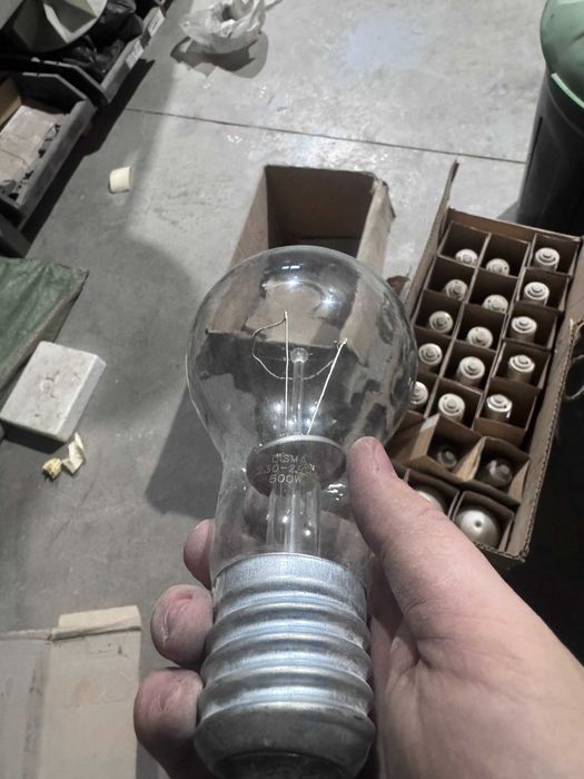 Лампы накаливания 500вт, ДРЛ 250вт