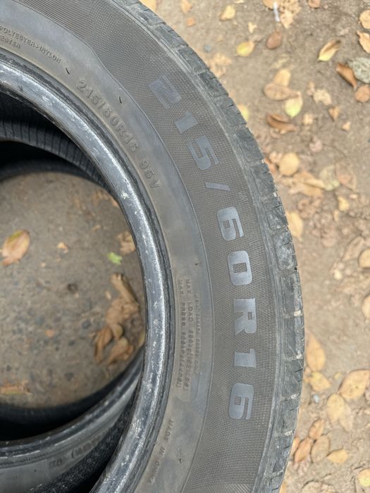 Шины летние 215/60/16