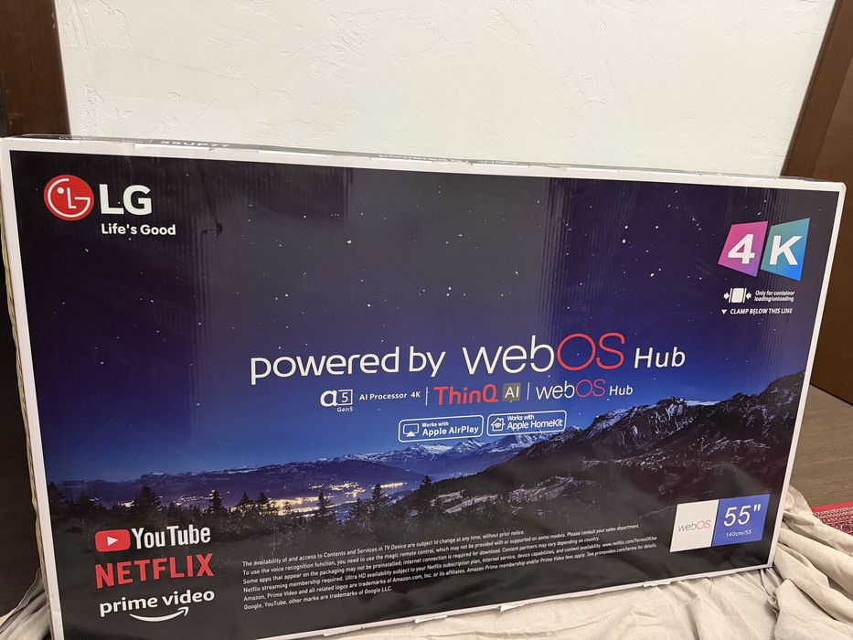 LG 55UP77 — 55” 4K UHD Smart TV