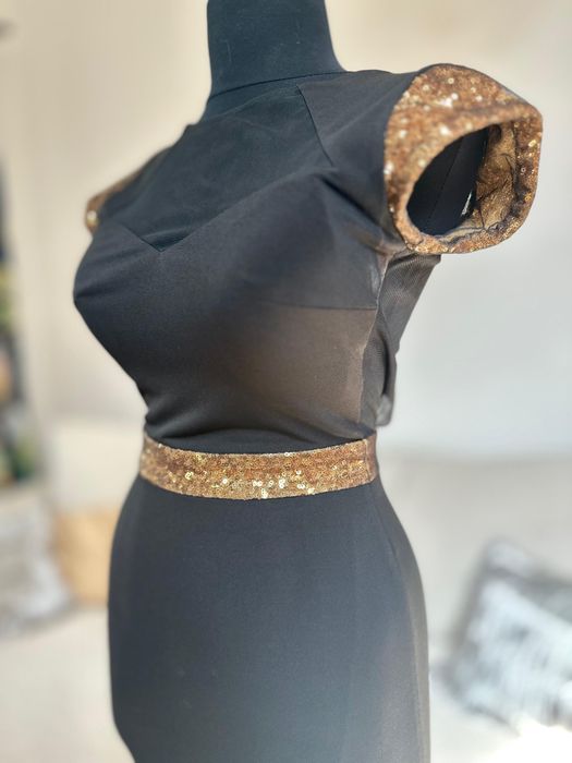 Rochie Cristallini neagra