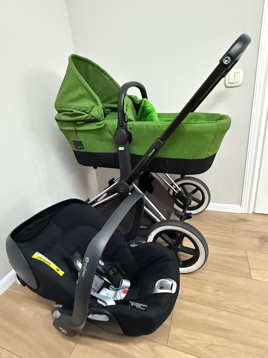 Коляска люлька + автолюлька Cybex Priam