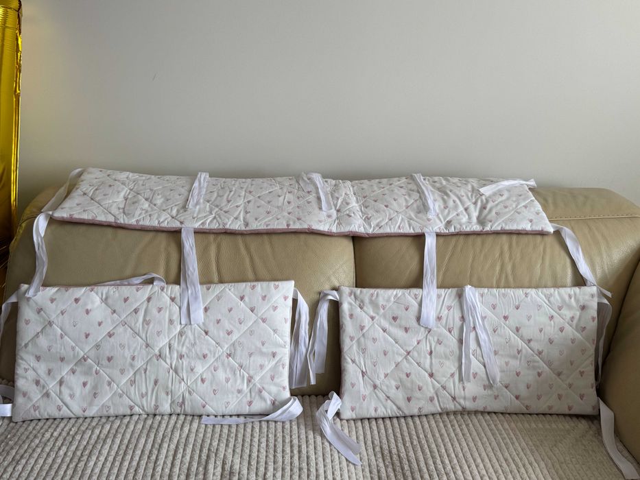 Set 3 aparatori matlasate patut 120x60 cm