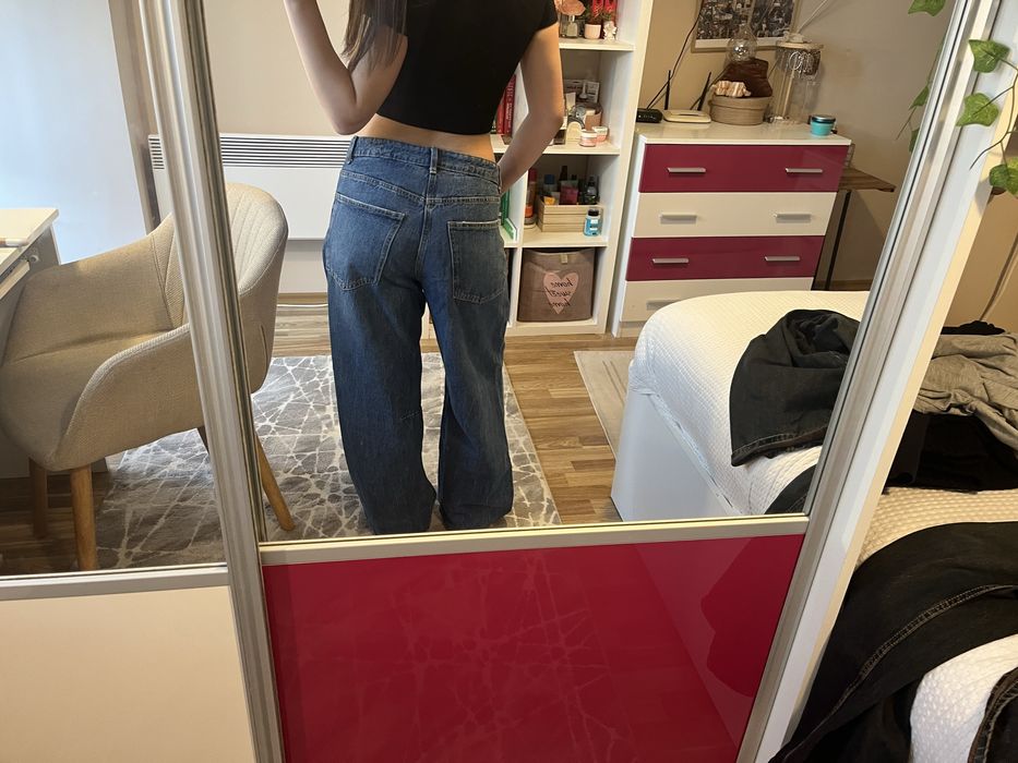 Широки Сини дънки ZARA