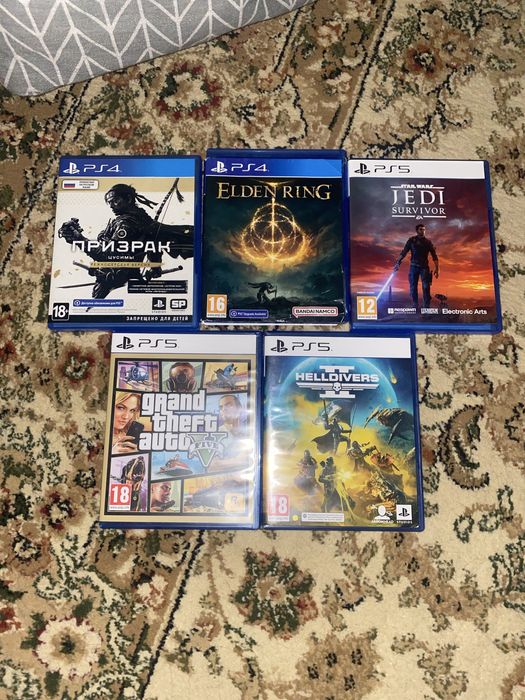 Диски на пс 4 и пс 5