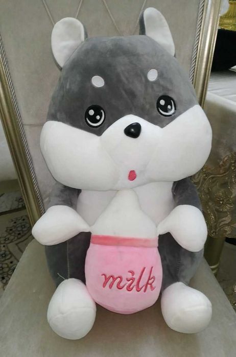 Игрушка подушка с пледом