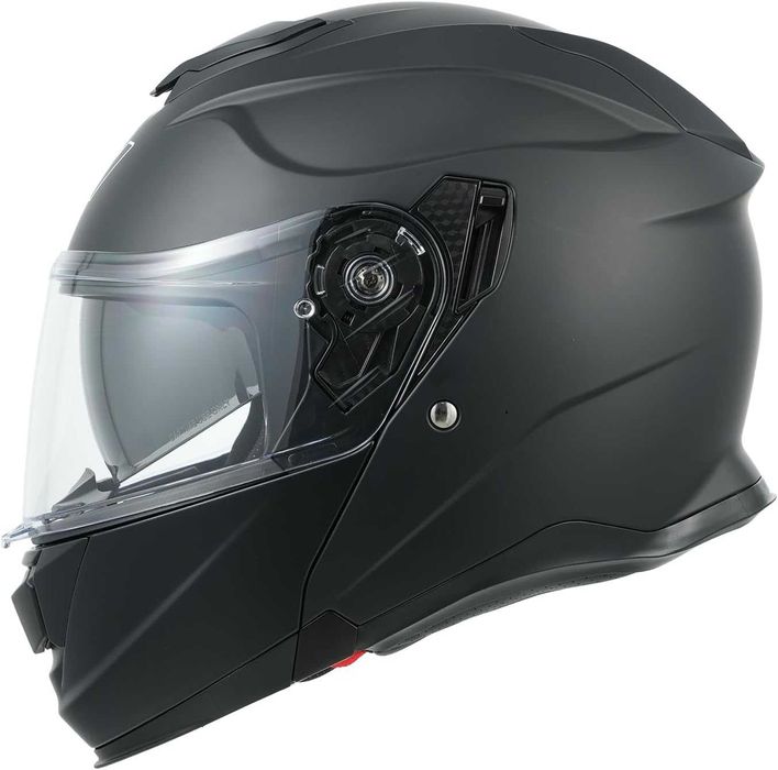 Мотористка каска MY 935, модулна, двойно стъкло, ECE 22.06 BLACK XL N1