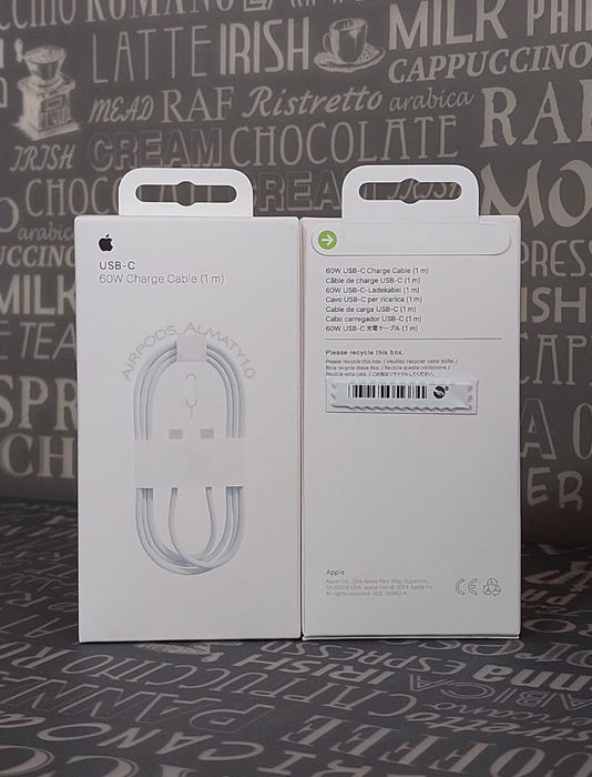 iPhone 16 charge cable 60W оригинал type c