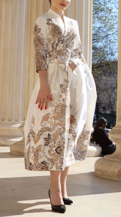 Rochie lungă de gală pentru femei, stil vintage.