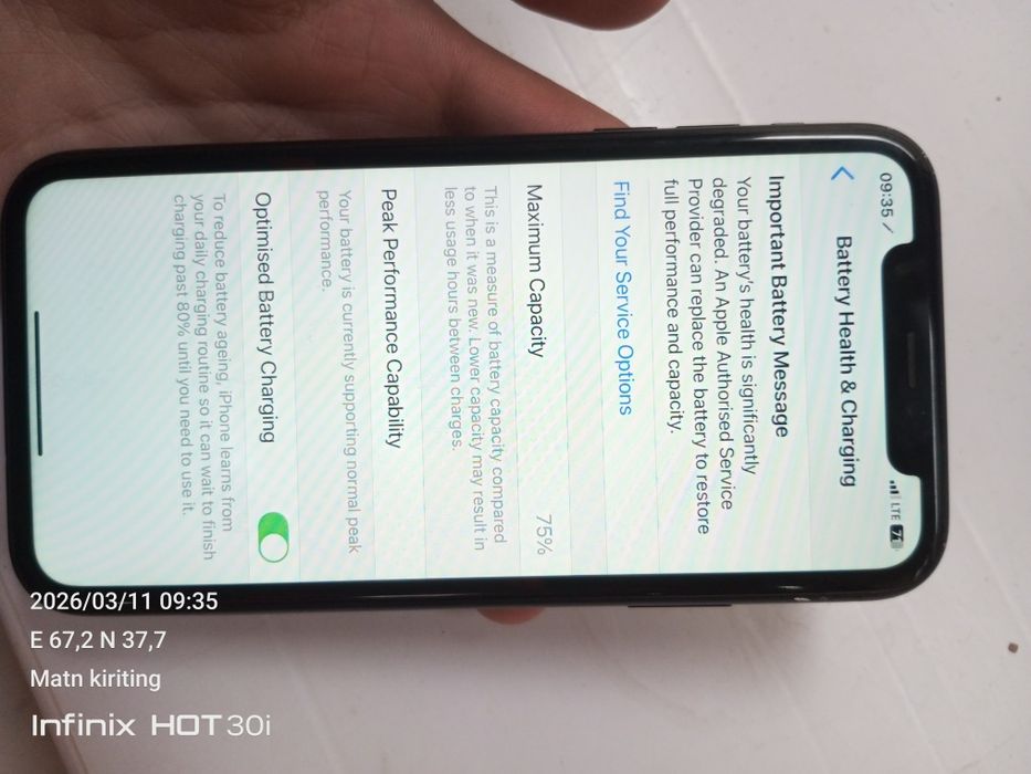 iPhone Xr64gb holati yaxshi face truton bor yomkis 75  kar dak yoʻ