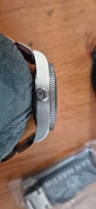 San Martin Tudor 39mm сапфир кристал, керамичен безел NH 35