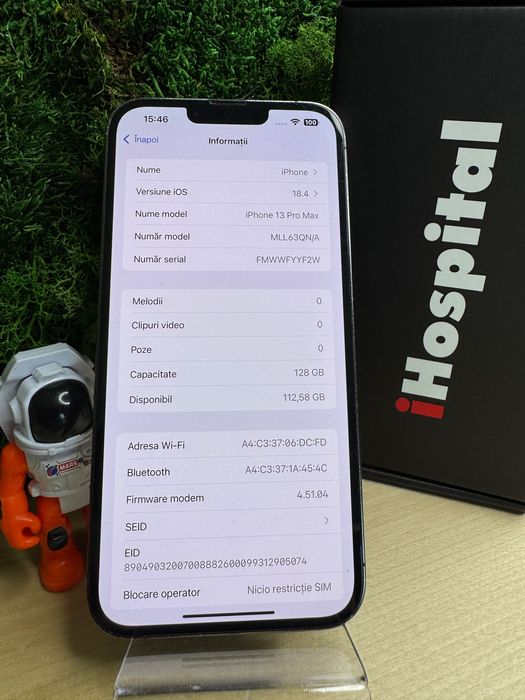 iPhone 13 Pro Max Graphite Gri 128GB 84% Baterie #5016