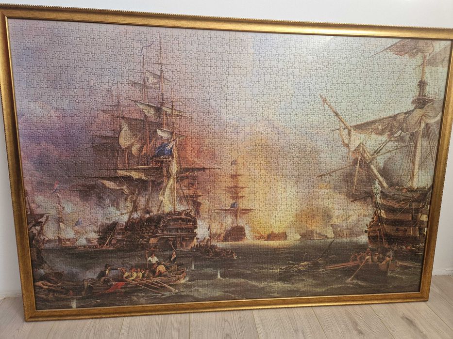 Tablou facut din piese puzzel