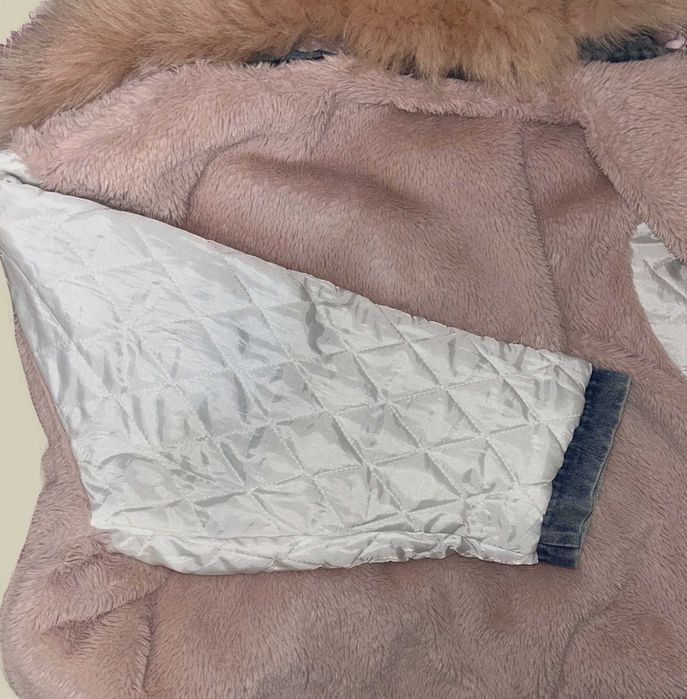 Утепленная джинсовая куртка