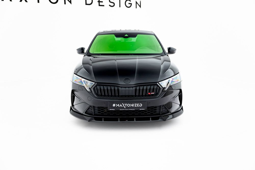 Спойлер за предна броня Maxton design за Skoda Octavia RS (2024-)