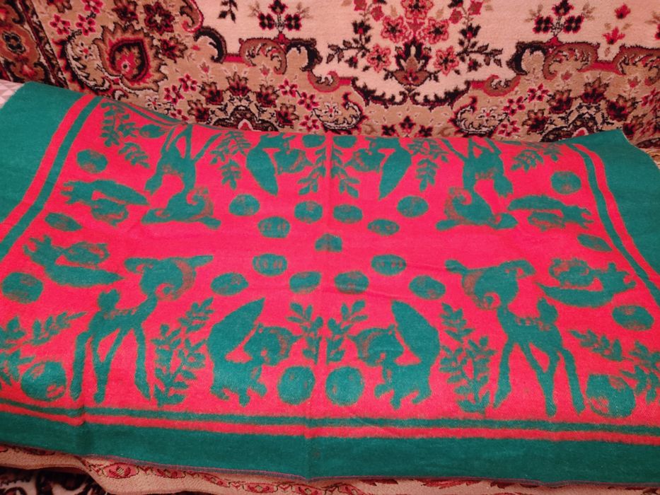 Детское одеяло шерстяное